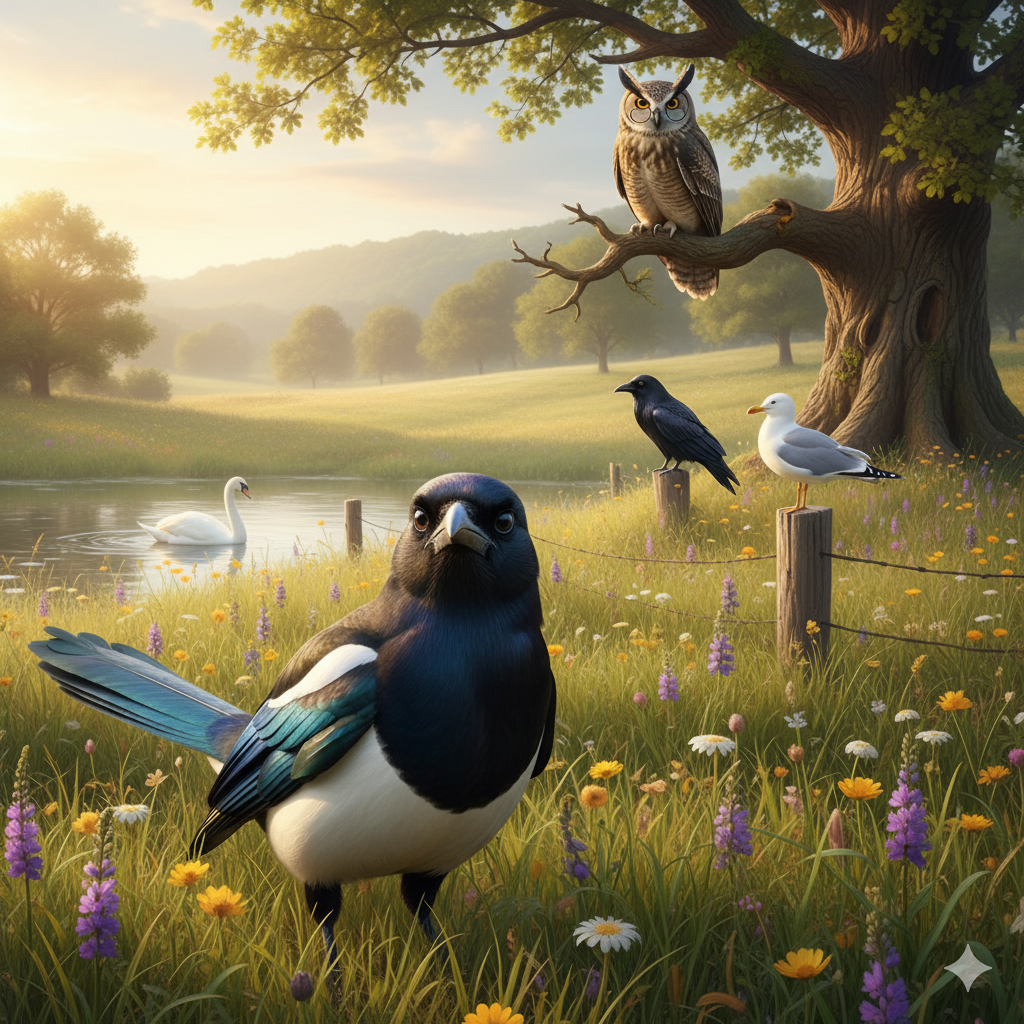 The Magpie Who Stole Shadows